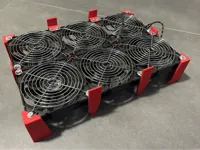 Support ventilé 6x120mm pour ordinateur portable — photo 1