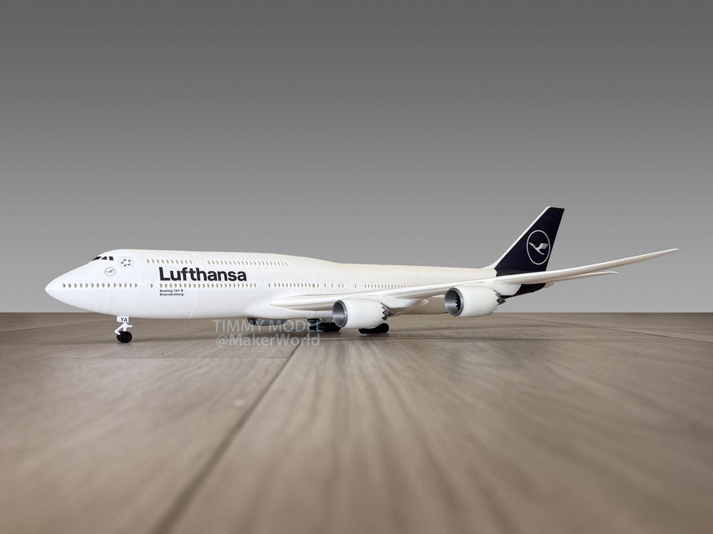 Boeing 747-8—Standard Edition—1:100/120/144 Scale - Free 3D Print