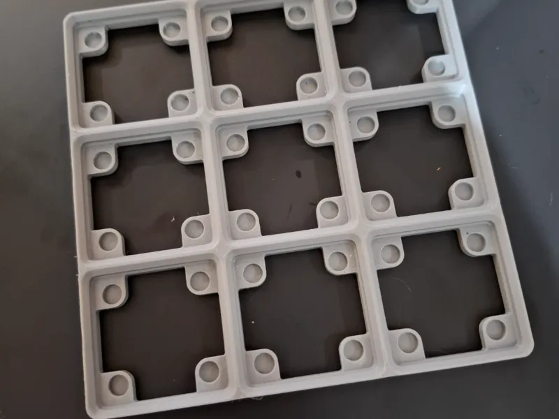 Gridfinity Base 3 x 3 with Magnets 6mm x 2mm