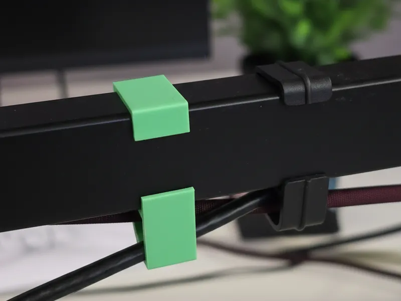 Cable Clip for Monitor Arms | Rectangular Section