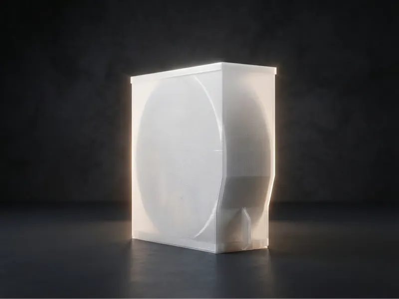 Translucent Filament Box - Bambu 1kg compatible