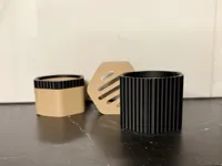 0.2mm layer, 2 walls, 10% infill (dual colour, 2 plates)