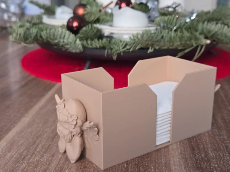 Taschentuch Box mit Engel   Tempo