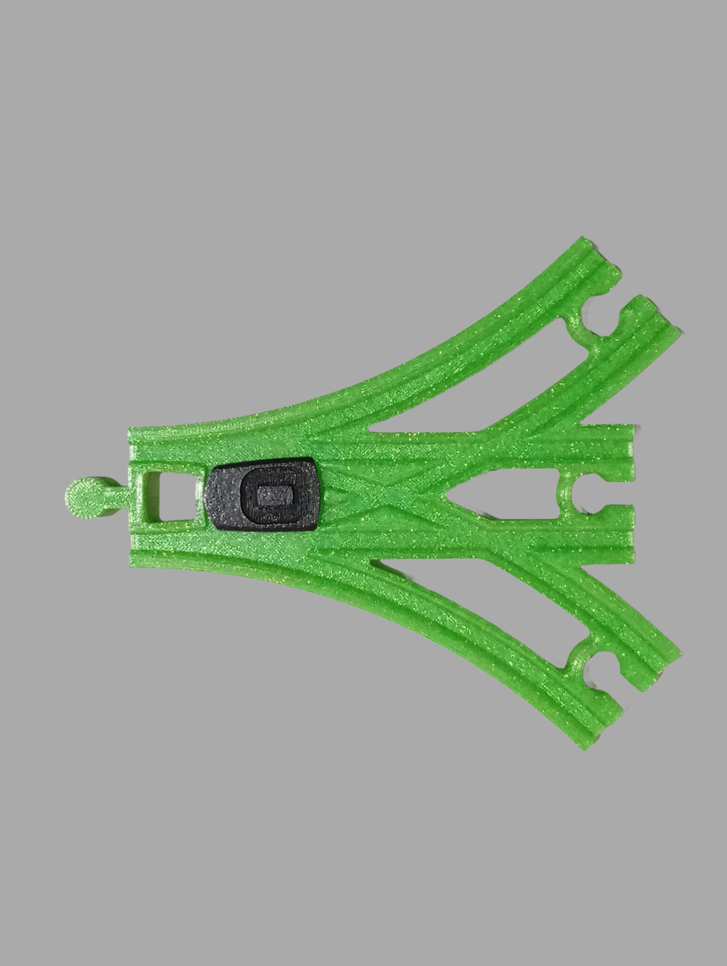 Miniatura 2 do modelo 3D Turnout train Three Way Split
