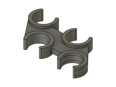 Pipe clamp extension Asymmetric