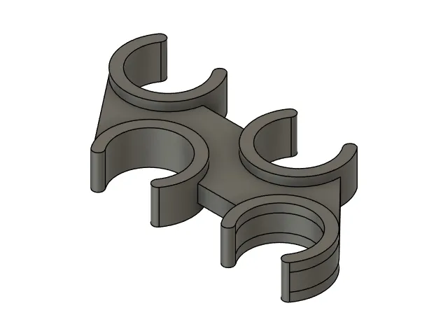 Pipe clamp extension Asymmetric