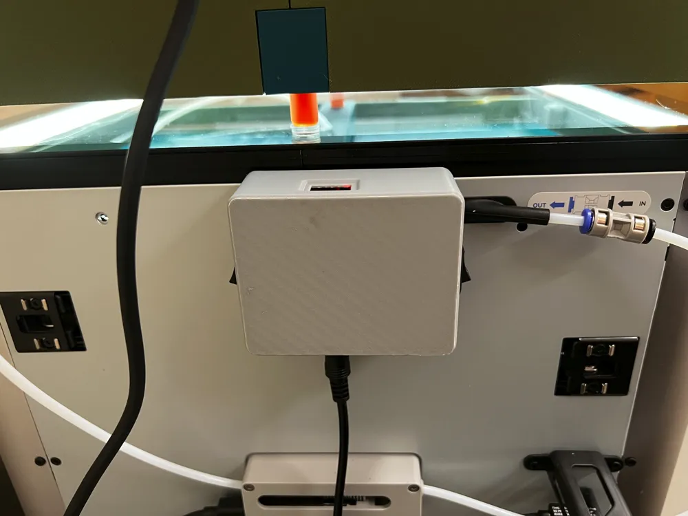 Bambu Lab Printer Mod Power Box 5v 12v USBA Powers LEDs and Bento Box with Switches by