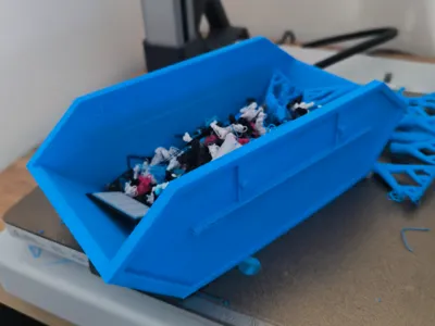 large-capacity waste container