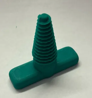 Conical screw handle