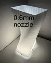 0.6mm nozzle, 0.18mm layer