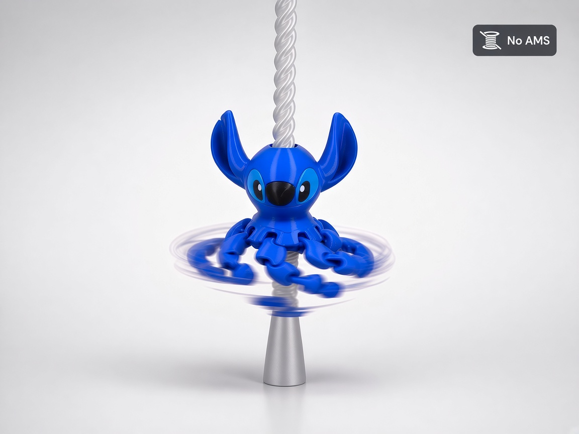 Stitch Spiral Spinner – Articulated | Multipart - 1