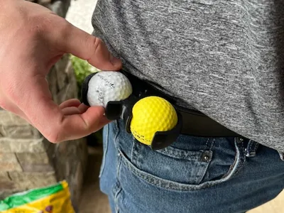 Golf Ball/Tee Belt Clip