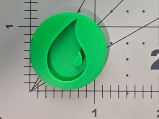 Mana Button Blue