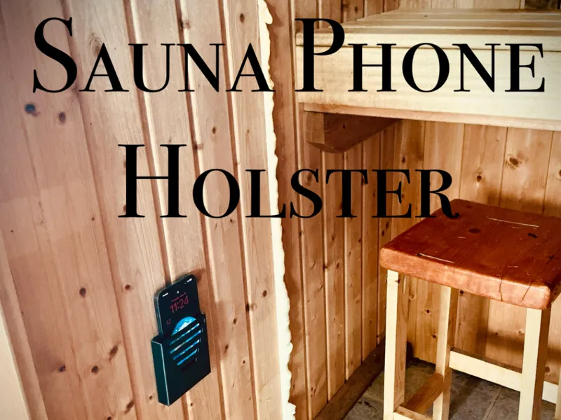 Workshop & Sauna Phone Holster / Passive Amplifier