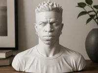 Buste de Vinícius Júnior (Real Madrid / Brésil) — photo 2