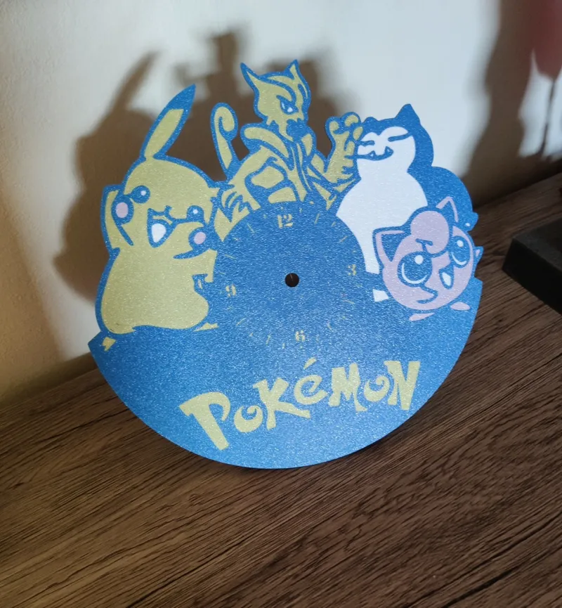 Kit 011: Pokémon Themed Clock