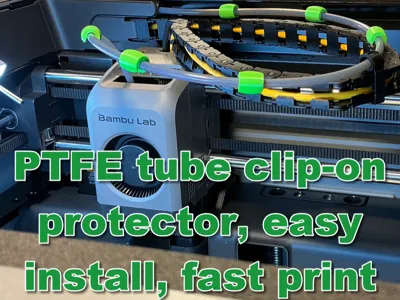 P2S P1S X1C X2D PTFE riserless tube protector