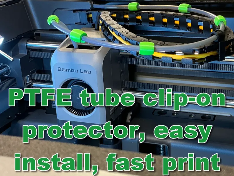 P2S P1S X1C X2D PTFE riserless tube protector