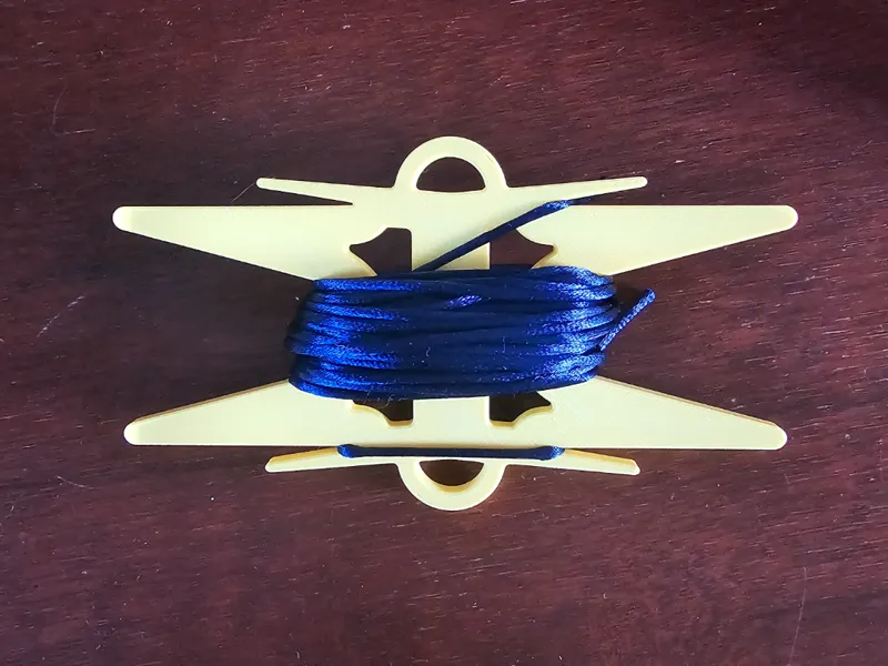 Bobbin for rattail cord thread
