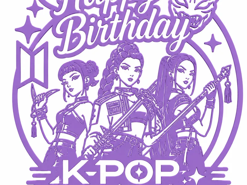 K-Pop Demon Hunters Dual Color Topper