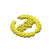 Emblème SPQR Empire romain avec couronne de laurier — photo 3