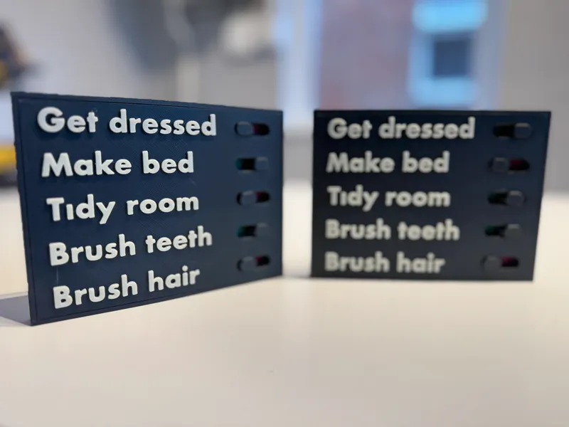 Tactile To Do List
