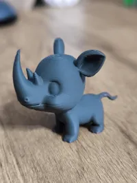 Tinymals — mini figurine rhinocéros — photo 4
