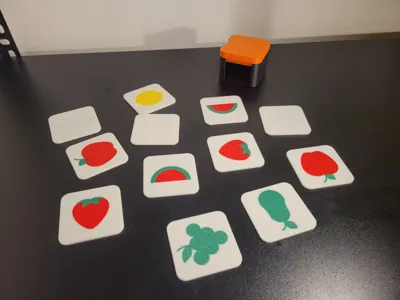 Fruit Memory Game (with Compact Storage Box)