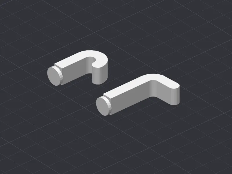 Shelving Hooks for Keyhole Shelving Units ALU
