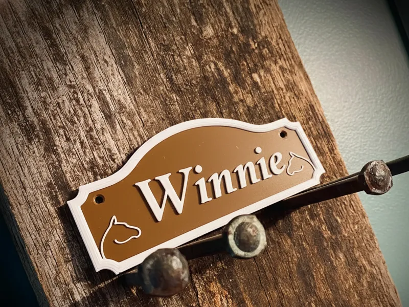 Customizable Horse Stall Name Sign