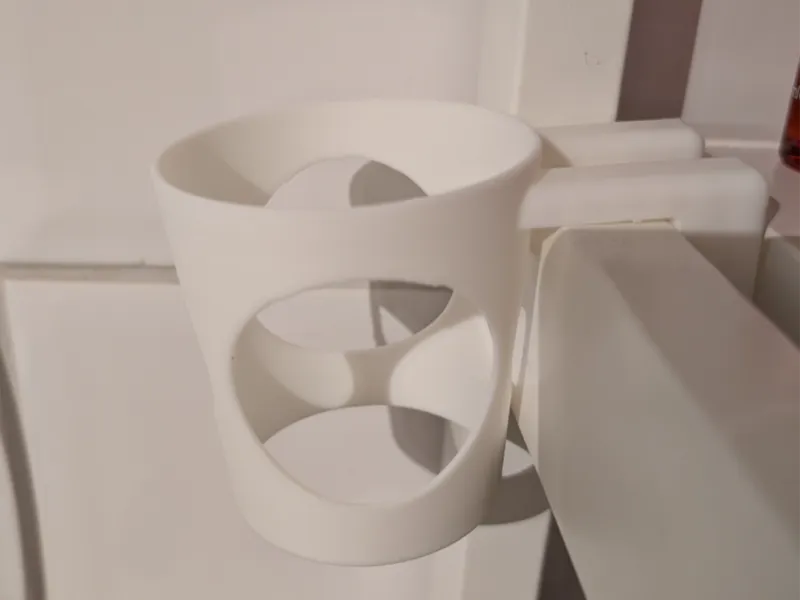 Holder for hair dryer, IKEA Hemnes