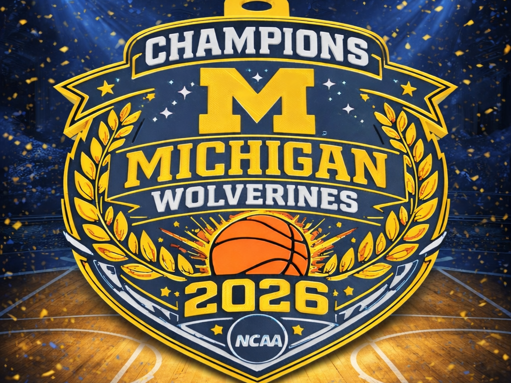 NCAA Champions Michigan Wolverines 2026 hype chain