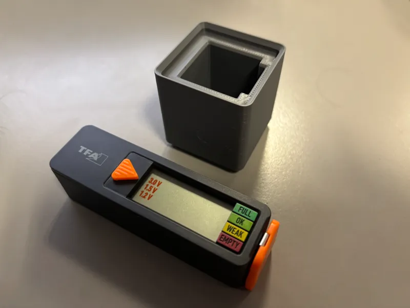 Gridfinity 1x1 cup for TFA battery tester
