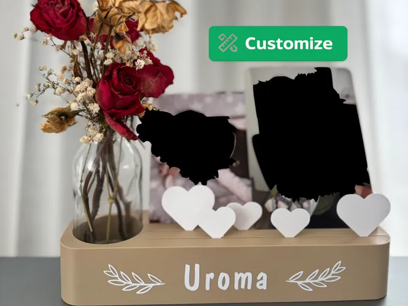Foto Ständer Halterung Vase