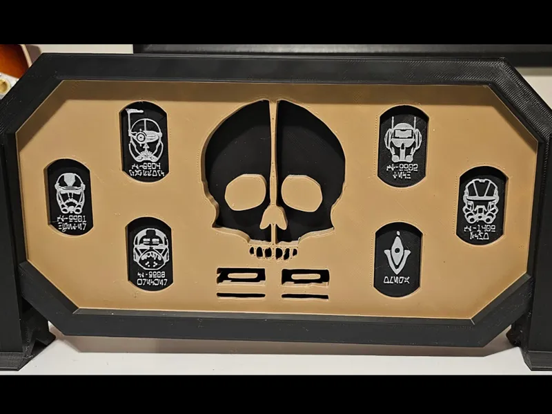 Bad Batch Dog Tag Plaque