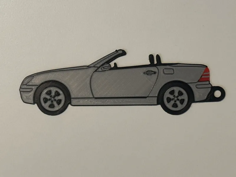 Mercedes R170 SLK Keychain