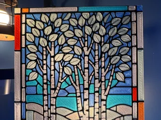 Quaking Aspen Stained Glass