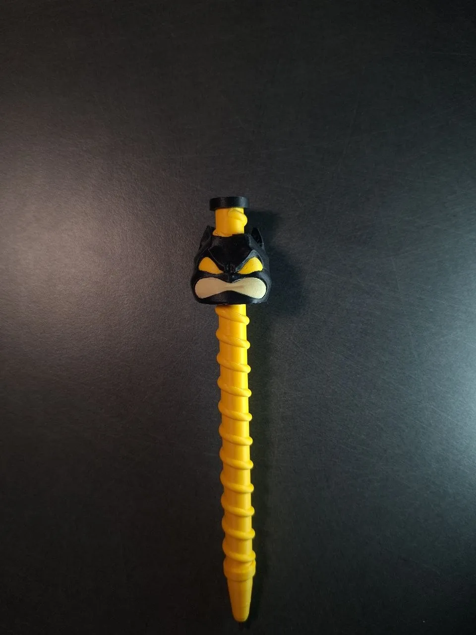BATMAN Fidget Pen (Rotating Topper) - Free 3D Print Model - MakerWorld
