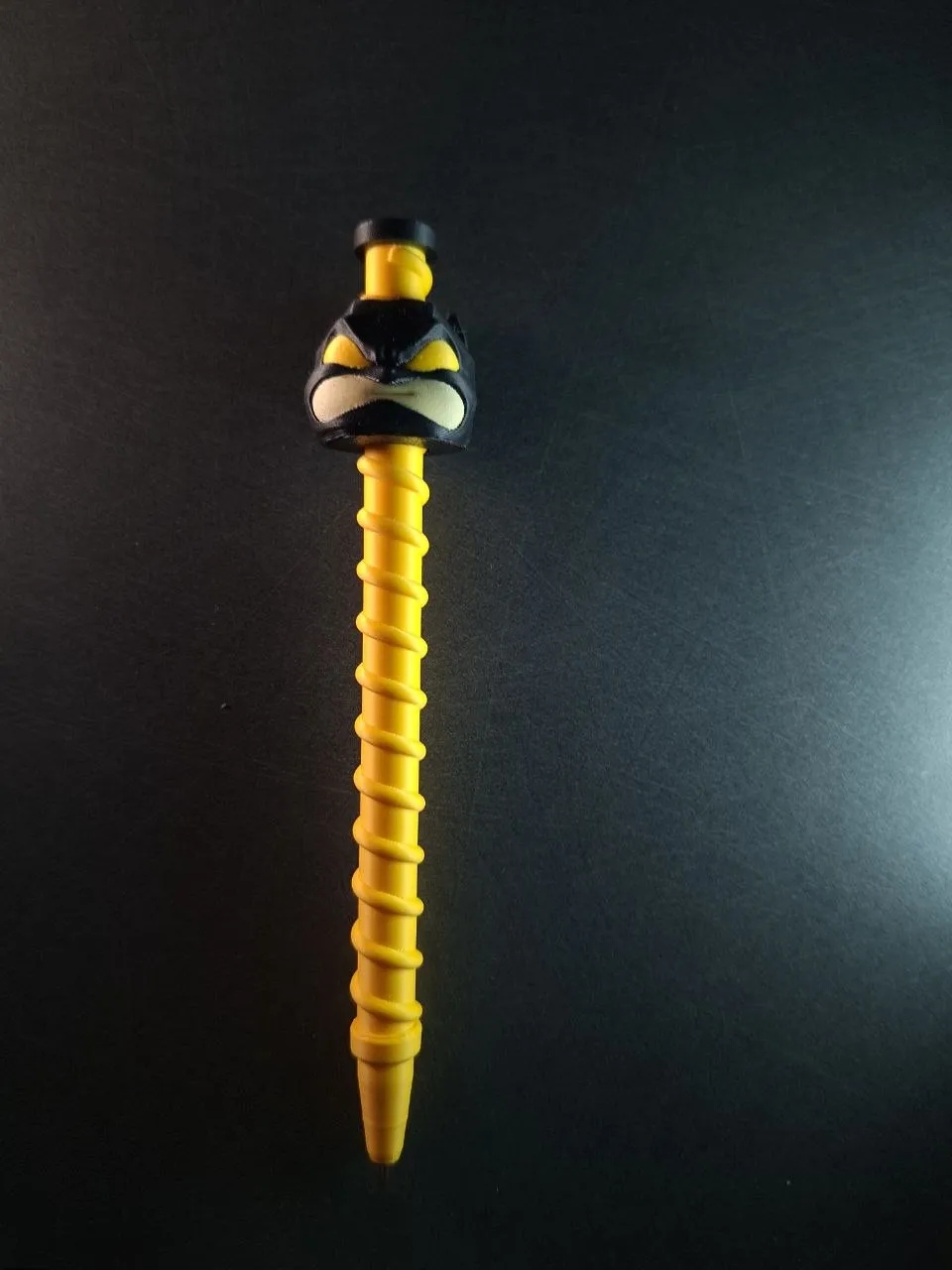 BATMAN Fidget Pen (Rotating Topper) - Free 3D Print Model - MakerWorld