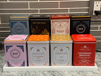 Harney & Son's Tea Tin Display Tray