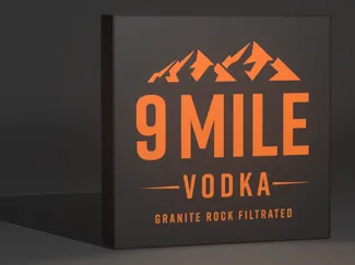 9 Mile Vodka Lightbox