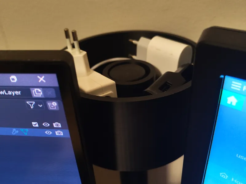 Monitors Stand Storage