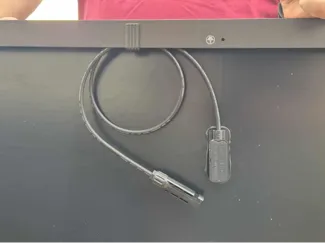 Solarpanel cable management/ holder 
