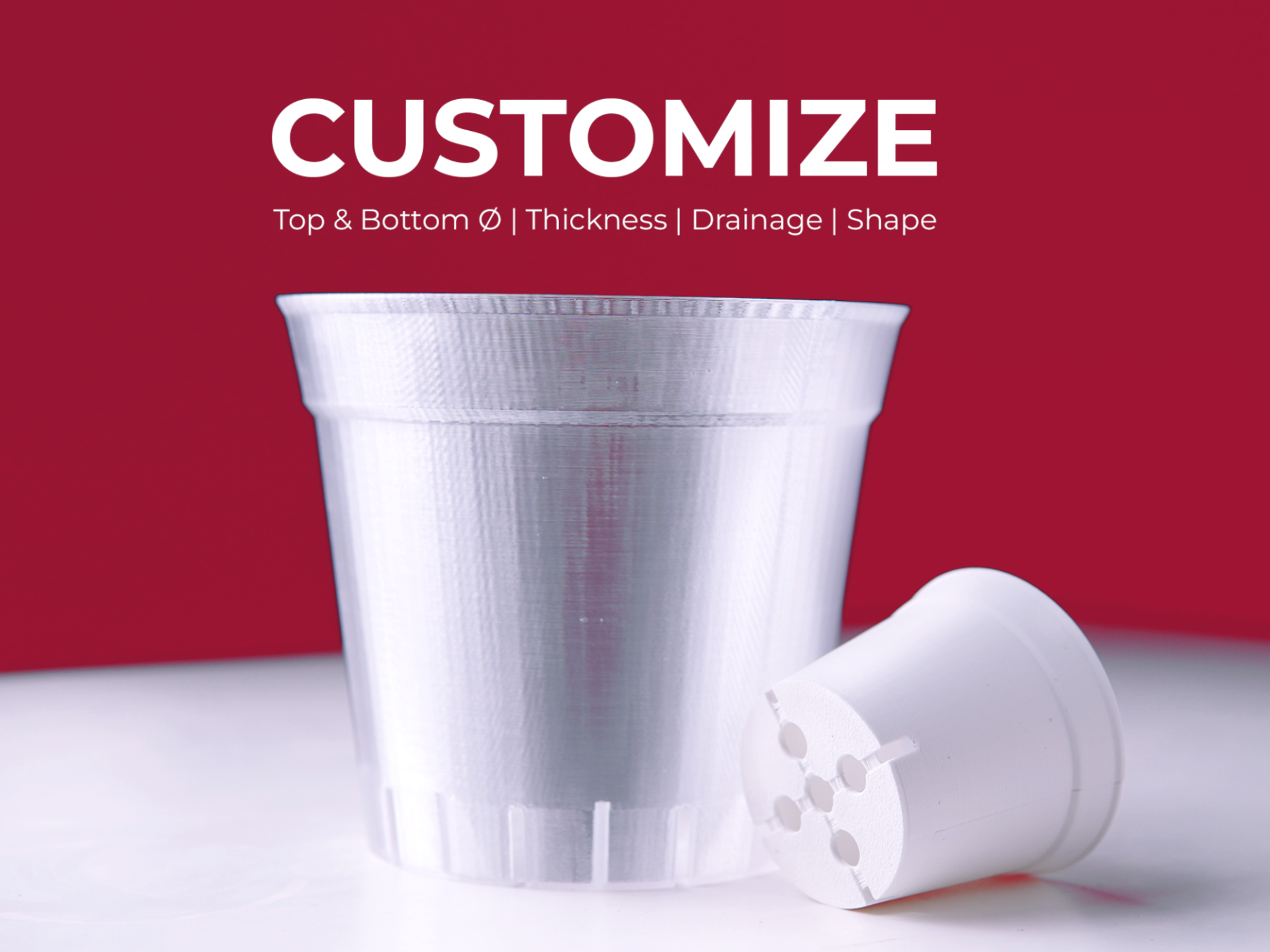 Parametric Nursery Pot | Liner Pot Customizer 