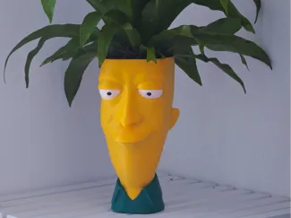 Sideshow Bob/Tingeltangel-Bob/Plant Pot/Flower Pot