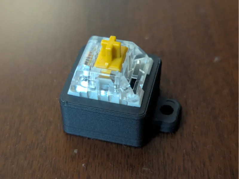 Mechanical Key Switch Keychain