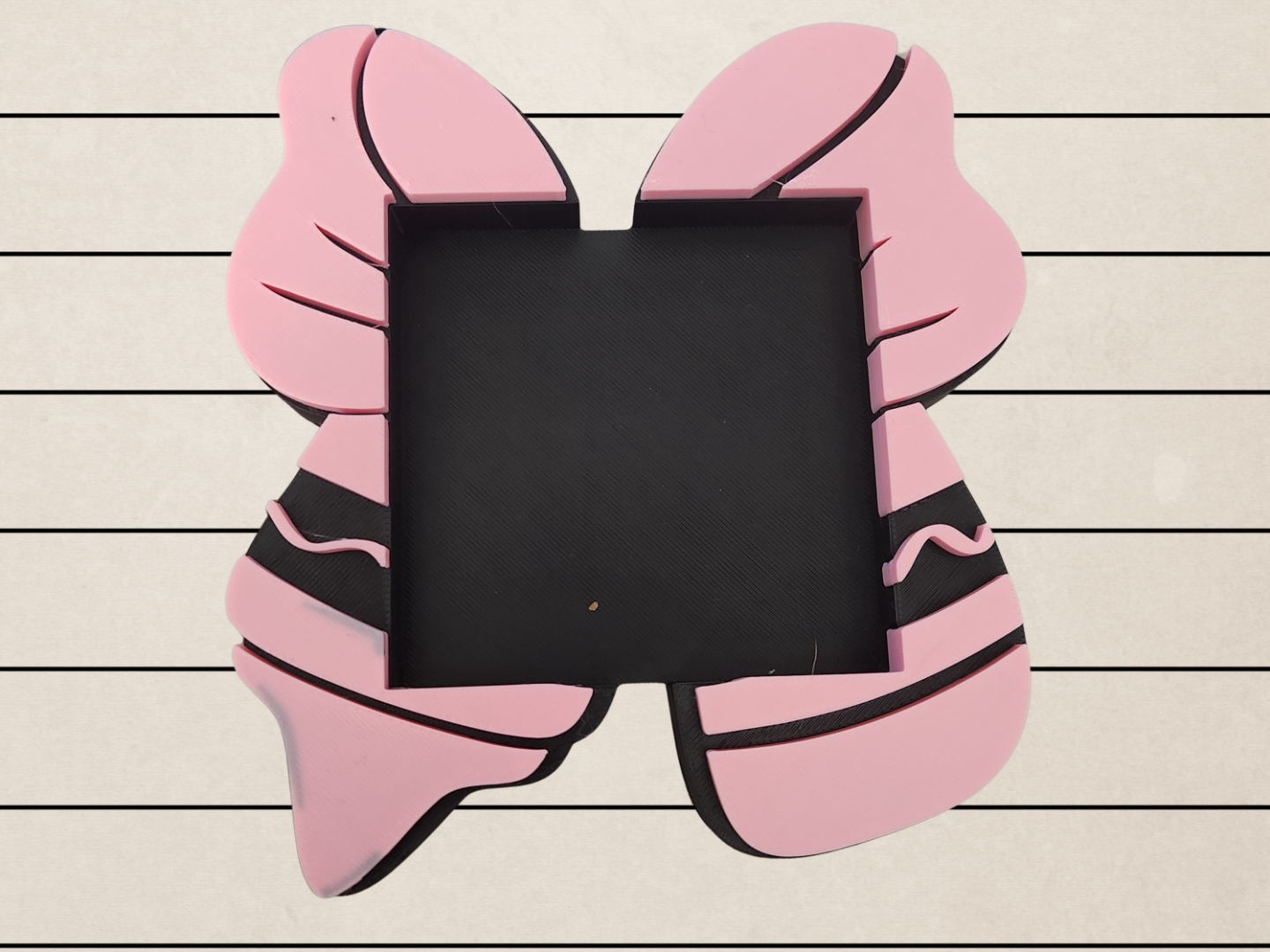 Cute Bow Sticky Note Holder 