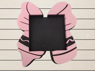 Cute Bow Sticky Note Holder 