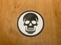 Dessous de verre tête de mort — photo 2
