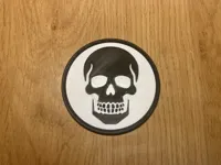 Dessous de verre tête de mort — photo 3